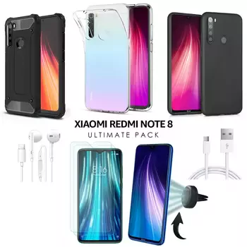 Microsonic Xiaomi Redmi Note 8 Kılıf & Aksesuar Seti