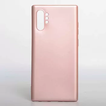 Microsonic Matte Silicone Samsung Galaxy Note 10 Plus Kılıf Rose Gold