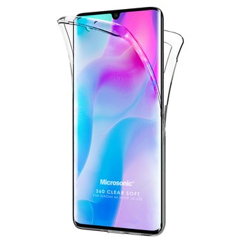 Microsonic Xiaomi Mi Note 10 Lite Kılıf Komple Gövde Koruyucu Silikon Şeffaf