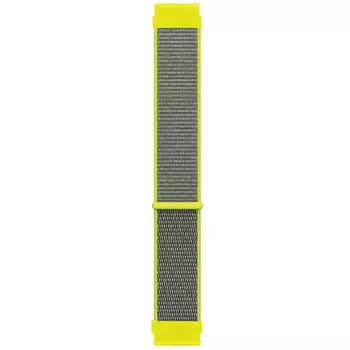 Microsonic Amazfit Balance Hasırlı Kordon Woven Sport Loop Sarı