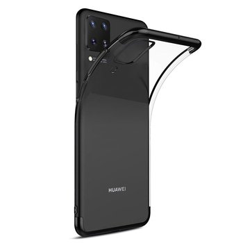 Microsonic Huawei P40 Lite Kılıf Skyfall Transparent Clear Siyah