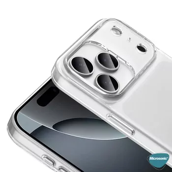 Microsonic Apple iPhone 17 Pro Kılıf Transparent Soft Şeffaf