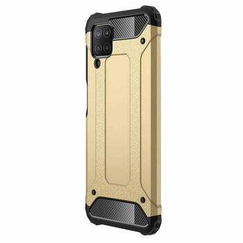 Microsonic Samsung Galaxy M12 Kılıf Rugged Armor Gold