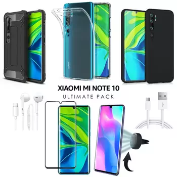 Microsonic Xiaomi Mi Note 10 Kılıf & Aksesuar Seti