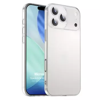 Microsonic Apple iPhone 17 Pro Max Kılıf Transparent Soft Şeffaf