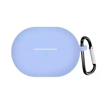 Microsonic Huawei FreeBuds Pro 4 Kılıf Askılı Mat Silikon Mavi
