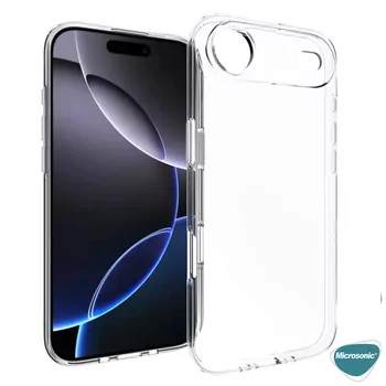 Microsonic Apple iPhone 17 Air Kılıf Transparent Soft Şeffaf