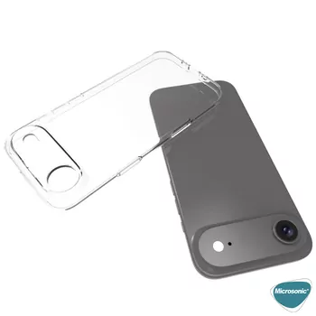 Microsonic Apple iPhone 17 Air Kılıf Transparent Soft Şeffaf