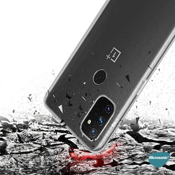 Microsonic OnePlus Nord N100  Kılıf Transparent Soft Beyaz