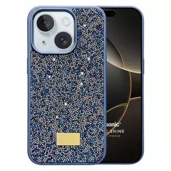 Microsonic Apple iPhone 15 Kılıf Cosmic Shine Lacivert