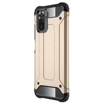 Microsonic Xiaomi Redmi Note 10S Kılıf Rugged Armor Gold