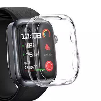 Microsonic Huawei Watch D2 Kılıf 360 Full Round Soft Silicone Şeffaf