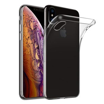 Caseup Apple iPhone XS Max Kılıf Transparent Soft Beyaz