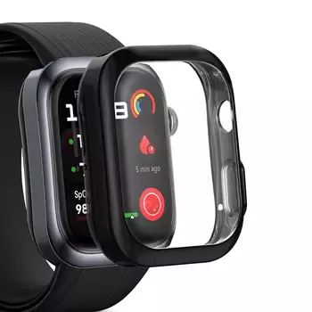 Microsonic Huawei Watch D2 Kılıf 360 Full Round Soft Silicone Siyah