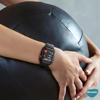 Microsonic Huawei Watch D2 Kılıf 360 Full Round Soft Silicone Siyah