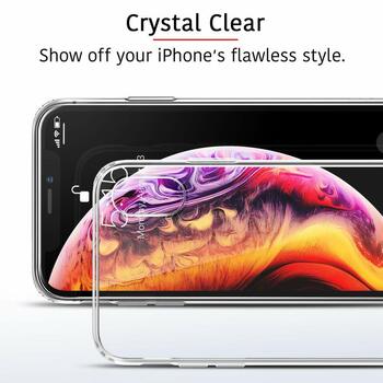 Caseup Apple iPhone XS Kılıf Transparent Soft Beyaz