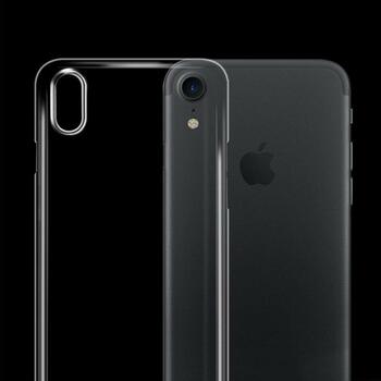 Caseup Apple iPhone XR Kılıf Transparent Soft Beyaz