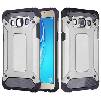 Caseup Samsung Galaxy J5 2016 Kılıf Tank Gümüş