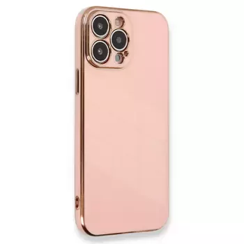 Microsonic Apple iPhone 15 Pro Max Kılıf Olive Plated Pembe