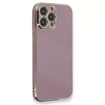 Microsonic Apple iPhone 15 Pro Max Kılıf Olive Plated Lila