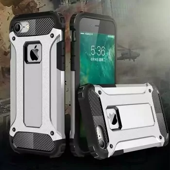 Microsonic Apple iPhone 8 Kılıf Rugged Armor Siyah