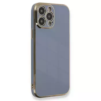 Microsonic Apple iPhone 15 Pro Max Kılıf Olive Plated Lavanta Grisi