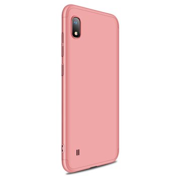 Microsonic Samsung Galaxy A10 Kılıf Double Dip 360 Protective AYS Rose Gold