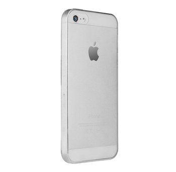 CaseUp Apple iPhone 5 Kılıf Transparent Soft Beyaz