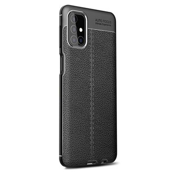 CaseUp Samsung Galaxy M31s Kılıf Niss Silikon Siyah