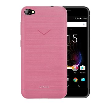 Microsonic Vestel Venüs E3 Kılıf Transparent Soft Pembe