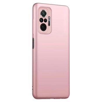 Microsonic Xiaomi Redmi Note 10 Pro Max Kılıf Matte Silicone Rose Gold