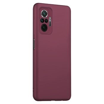 Microsonic Xiaomi Redmi Note 10 Pro Max Kılıf Matte Silicone Mor