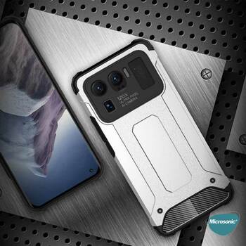 Microsonic Xiaomi Mi 11 Ultra Kılıf Rugged Armor Kırmızı