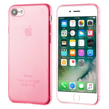 CaseUp Apple iPhone 7 Kılıf Transparent Soft Pembe