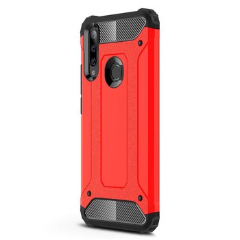 Microsonic Huawei Y6P Kılıf Rugged Armor Kırmızı