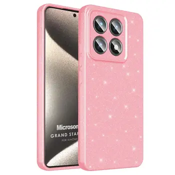 Microsonic Xiaomi Mi 14T Pro Kılıf Grand Stardust Pembe