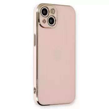 Microsonic Apple iPhone 15 Plus Kılıf Olive Plated Pembe