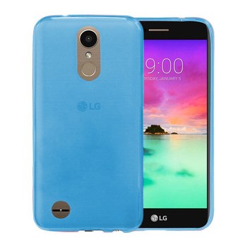 CaseUp LG K8 2017 Kılıf Transparent Soft Mavi