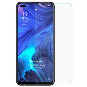 Microsonic Oppo Reno 4 Tempered Glass Cam Ekran Koruyucu