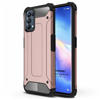 Microsonic Oppo Reno 5 5G Kılıf Rugged Armor Rose Gold