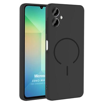 Microsonic Samsung Galaxy A06 Kılıf Zeno MagSafe Siyah