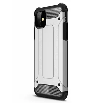 Microsonic Apple iPhone 11 (6.1'') Kılıf Rugged Armor Gümüş