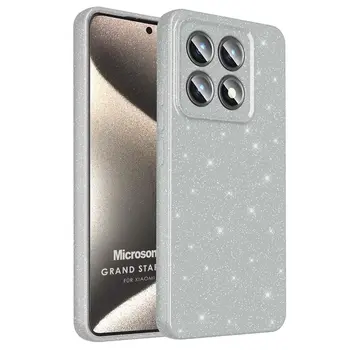 Microsonic Xiaomi Mi 14T Pro Kılıf Grand Stardust Gümüş