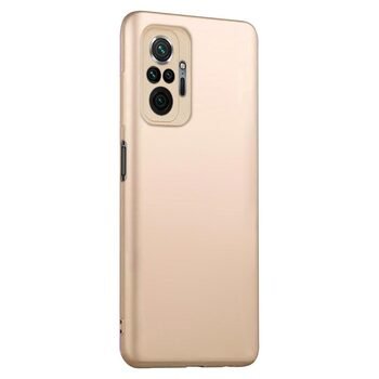 Microsonic Xiaomi Redmi Note 10 Pro Max Kılıf Matte Silicone Gold