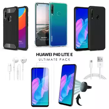 Microsonic Huawei P40 Lite E Kılıf & Aksesuar Seti