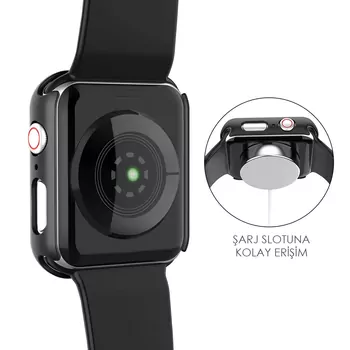 Microsonic Apple Watch Series 10 42mm Kılıf Matte Premium Slim WatchBand Gümüş