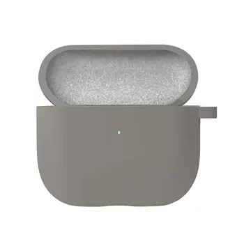 Microsonic Airpods 4.Nesil / ANC Liquid Silicone Lansman Gri