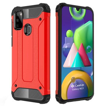 CaseUp Samsung Galaxy M21 Kılıf Tank Kırmızı