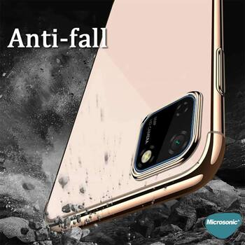 Microsonic Realme C25 Kılıf Skyfall Transparent Clear Rose Gold