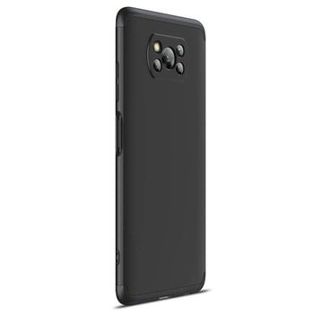 Microsonic Xiaomi Poco X3 NFC Kılıf Double Dip 360 Protective AYS Siyah